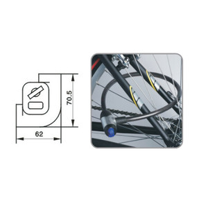 Cable de seguridad <span class=keywords><strong>para</strong></span> bicicleta Lk315, <span class=keywords><strong>alarma</strong></span> de bloqueo <span class=keywords><strong>para</strong></span> motocicleta, <span class=keywords><strong>precio</strong></span> de fábrica - Product Image 3