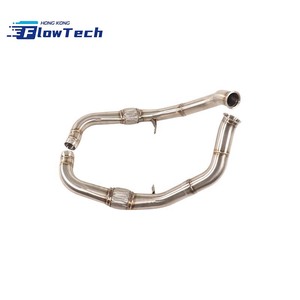 ระบบท่อไอเสียแบบดาวน์ไปป์สำหรับ Porsche Panamera 971 4.0T V8 Biturbo ผลิตจากสแตนเลส 304 ติดตั้งได้โดยตรง - Product Image 4