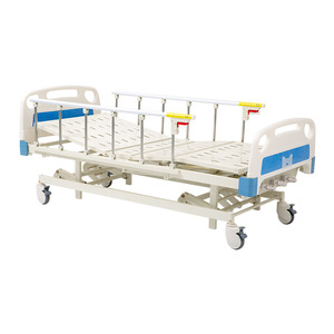 Cama de Hospital Manual Deluxe de Tres Funciones con Barandillas de Aleación de Aluminio y Elevación Manual por Manivela para Uso Doméstico y Clínico - Product Image 2