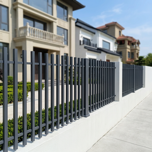 Valla Metálica de <span class=keywords><strong>Segunda</strong></span> <span class=keywords><strong>Mano</strong></span> para Jardín, Modelo Palisade, para Uso en Granjas, Balcones y Casas en Sudáfrica, Servicio de Modelado 3D, 2m - Product Image 5