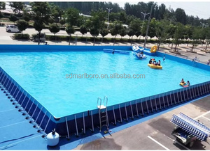 Grande <span class=keywords><strong>piscine</strong></span> hors sol portable en PVC <span class=keywords><strong>piscine</strong></span> rectangulaire à cadre métallique à vendre - Product Image 5
