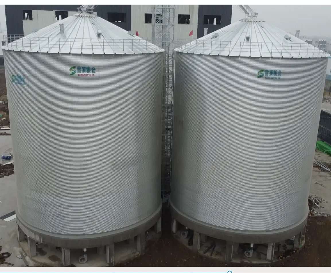 1000T 5000T 10000T wheat soybean flat bottom silo