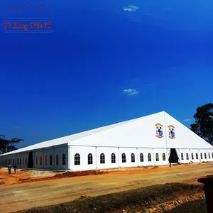 广州宜兴工厂组装说明出售肯尼亚1000人40x50m婚礼帐篷和装饰品