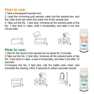 Тест-полоски мочевины, тест качества воды для бассейна и горячего источника - Product Image 6