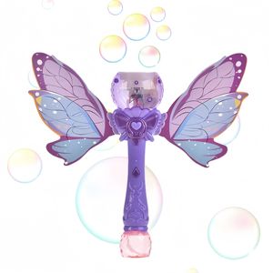 Varita Mágica <span class=keywords><strong>de</strong></span> Burbujas con Luz y Alas <span class=keywords><strong>de</strong></span> Mariposa Desmontables, Juguetes <span class=keywords><strong>de</strong></span> Exterior para Niños, Soplador <span class=keywords><strong>de</strong></span> Burbujas Automático <span class=keywords><strong>de</strong></span> Verano, Juguetes <span class=keywords><strong>de</strong></span> Burbujas - Product Image 1