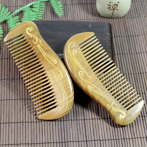 Wooden Sandalwood <b>Comb</b> Small <b>Wide</b> Tooth Massage Hair <b>Comb</b> For Children And Adults Home Use - Product Image 4