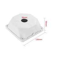 Caja de conexiones redonda de plástico para montaje en techo para cámara domo y caja de conexiones para cámara de seguridad CCTV.