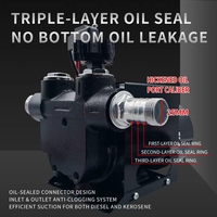 Diesel-Getriebepumpe 60L/min 12V 24V DC-Motor für Kraftstofftank 2m Kabel OEM 1 Jahr Garantie