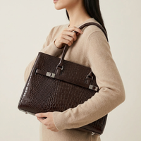 OEM offres promotionnelles vente en gros dame de luxe concepteur grand sac fourre-tout en cuir véritable pour femmes sacs à main