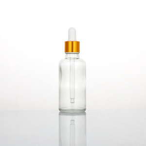 Botellas de Vidrio Transparente al por Mayor con Gotero y Tapa Corona de 5ml/10ml/15ml/20ml/30ml/50ml/100ml para Uso Cosmético - Product Image 5