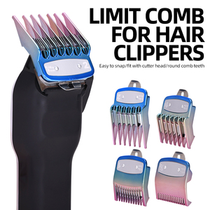 Ensemble de Guides de <span class=keywords><strong>Coupe</strong></span> Professionnels pour Tondeuses à <span class=keywords><strong>Cheveux</strong></span> – Guides de <span class=keywords><strong>Coupe</strong></span> Adaptés à la Plupart des Tondeuses – Kit de Guides de Remplacement pour Tondeuses - Product Image 2