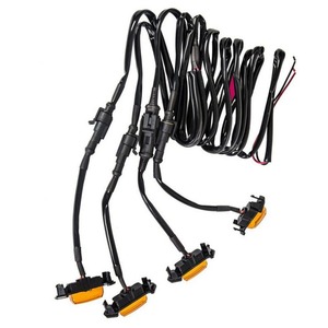 Kuma Parrilla modificada Pequeño faro amarillo Kuma Luz de circulación diurna Lámpara indicadora de ancho - Product Image 1