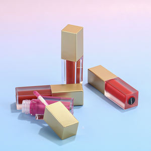 Tubo esmerilado dorado, suministros de cosméticos, venta al por mayor, etiqueta privada personalizada, brillo de labios, lápiz labial mate, lápiz labial líquido Rouge a Levre - Product Image 5