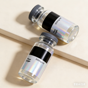 Étiquette personnalisée conforme ROHS, imperméable, adhésif permanent, durable, pour flacon de peptide de laboratoire - Product Image 2