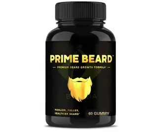 OEM/ODM yüksek kaliteli erkekler prime sakal yumuşak şeker biotin kollajen vitamin sakal uzatma sakal gummies