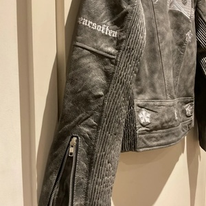 Chaqueta de PU Vintage Personalizada para Hombre, Estilo Motociclista Hip-hop Urbano, Tendencia Punk Y2K - Product Image 5