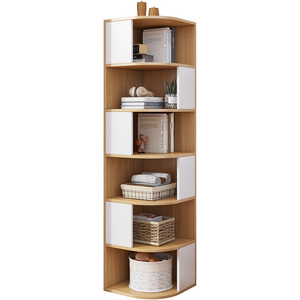 <b>Wall</b> <b>Mounted</b> Corner Bookshelf Space Saving Triangle Storage Rack For Home Office Multi Layer Wholesale From Chinese Supplier - Product Image 1