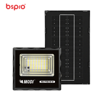 Projecteur solaire 40W avec gradation tricolore - Construction durable en ABS+verre+fer, LED IP65, haute luminosité, télécommande