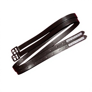 Premium <b>Harness</b> <b>Leather</b> Stirrup with Glass Crystals - Product Image 1