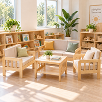 Canapé pour enfants en bois, mobilier Montessori pour la maternelle, la garderie, la salle de classe, la salle de jeux pour tout-petits, la crèche