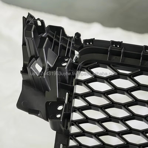 Panal ABS para rejilla de radiador Audi A4L B8 08-12 | Cromo con marco inferior | Proveedores Dropshipping | Envío rápido de EE. UU. - Product Image 3