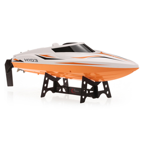 Barco a Control remoto impermeable para niños, barco de largo alcance H103, barco a Control remoto con giro de 180 grados, <span class=keywords><strong>lancha</strong></span> alta velocidad con Motor de cepillo - Product Image 5