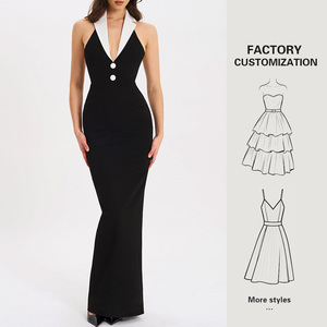 Yfy Tùy Chỉnh 2025 Của Phụ Nữ Bareback Dây Đeo Váy Dài Thanh Lịch Đảng Sexy Chặt Chẽ Phù Hợp Off Vai Cổ Áo Không Tay Buổi Tối Gown - Product Image 1