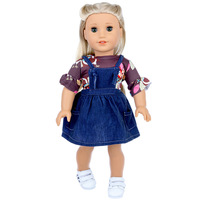 Jouets Songshan en gros, vêtements personnalisés pas chers, robes et pantalons pour poupées de 18 pouces, accessoires de poupées de haute qualité, très demandés.