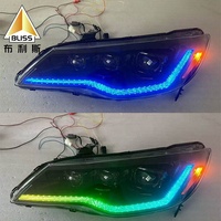 Ventes en stock : Phares modifiés TQD25 avec éclairage d'ambiance, phares personnalisés pour voitures Honda Ciimo Civic FD2 2012-2015