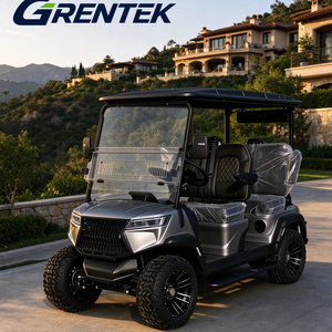 Voiturette de golf électrique tout-terrain 4 places, personnalisation de la carrosserie couleur possible pour les commandes en gros - Product Image 1