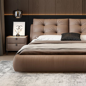 <span class=keywords><strong>Letto</strong></span> <span class=keywords><strong>Matrimoniale</strong></span> Moderno di Lusso <span class=keywords><strong>per</strong></span> Camera Padronale con Contenitore e Morbida Imbottitura <span class=keywords><strong>per</strong></span> un Sonno Confortevole - Product Image 4