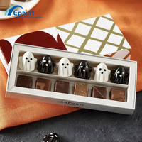Boîte à chocolat haut de gamme personnalisée, boîtes cadeaux de luxe à double tiroir, emballage alimentaire à emporter pour desserts, impression de logo, boîte à biscuits et bonbons