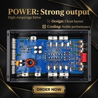 Amplificateur de puissance audio pour voiture 12 V 4 canaux classe AB pleine gamme, pontable 4 ohms, haute qualité, vente en gros