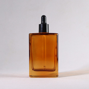 Botellas de Vidrio con Gotero de 30ml, 50ml y 100ml, Redondas y de Color Marrón, para Aceites Esenciales y Perfumes, Impresas con Serigrafía - Product Image 5