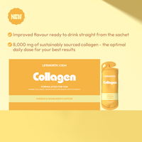 Compléments alimentaires de collagène marin liquide hydrolysé LIFEWORTH, biotine, CoQ10, vitamine C, pour adultes, hydratation de la peau, des cheveux et des ongles