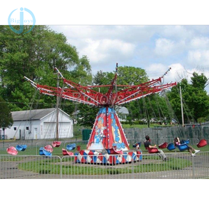 2025 nuevo diseño Parque de Atracciones paseos Flying Merry Go Round niños columpio Musical para niños y adultos - Product Image 5