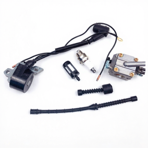 MS381 038 380 คาร์บูเรเตอร์พร้อมคอยล์แรงดันสูง ท่อน้ำมันเชื้อเพลิง กรองน้ำมันเชื้อเพลิง-ชุด CKD อะไหล่สำหรับอุปกรณ์เสริมเลื่อยโซ่ยนต์ HZPJ - Product Image 1