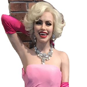 Estatua de cera de señora famosa de tamaño real realista a la venta - Product Image 3