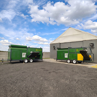 Trommel rotatif sans arbre à tambour, prix usine, machine de criblage électrique pour terre et compost
