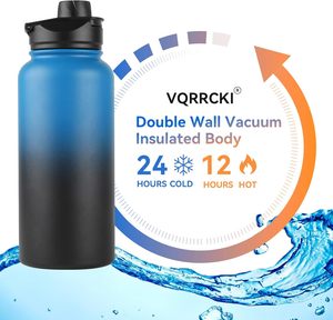 Bouteille d'eau de sport isotherme à double paroi en acier inoxydable 304 personnalisée en gros pour la gym - Product Image 2