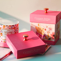 Boîte cadeau en carton de luxe avec logo personnalisé, explosion de fleurs de la Saint-Valentin, gaufrage, boîte surprise DIY, papillon volant