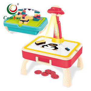 لبنات البناء 2in1box طاولة رسم بروجكتر لعبة الرسم - Product Image 1