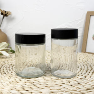 Tarro de vidrio con tapa CR para embalaje Volúmenes disponibles 20ml 50ml - Product Image 3