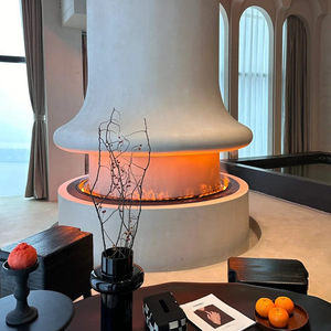 <span class=keywords><strong>Chimenea</strong></span> Eléctrica Metálica Personalizada para el Hogar, Simulación de Fogata, Llama Artificial Decorativa, Calentador Atomizado 3D - Product Image 4