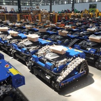 Robot Tondeuse à Gazon Télécommandée Mini, Largeur de Coupe de 50 cm, Leader de l'Industrie