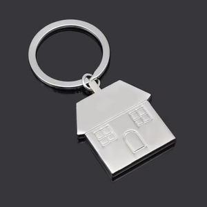 Nuevo Producto 2025, Llavero Personalizado con Forma de Casa Metálica, Regalo de Inauguración de Casa, Regalos para Agentes Inmobiliarios, Llavero con Forma de Casa - Product Image 6