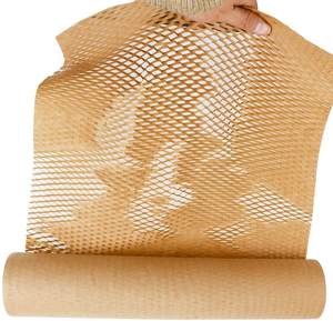 Fabrika Fiyatı Geri Dönüştürülebilir Biyobozunur Kraft Petek Yastık Kağıdı Tek Taraflı Toptan - Product Image 5