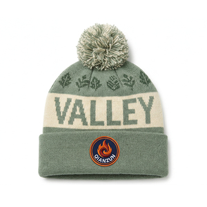 High Quality Winter Acrylic Knitted Pom Pom Beanie Jacquard Thick <strong>Bobble</strong> <strong>Hat</strong> your own <strong>hats</strong> four season logo beanie designer - Product Image 1