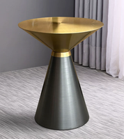 Table basse mobile créative de luxe léger en acier inoxydable haut de gamme, moderne, facile à nettoyer et durable pour le salon