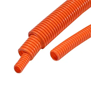 Cable Loom Tubing Wire Conduit Hose Cover pp pa6 Corrugated Flexible Conduit wire Loom Pipe